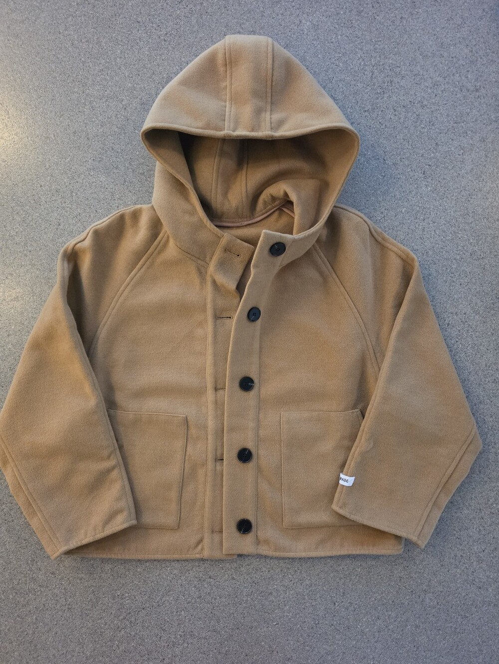 Oversized Hooded Classic Camel Coat